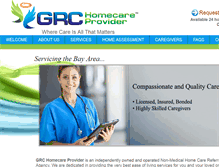 Tablet Screenshot of grchomecare.com